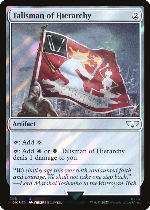 Talisman of Hierarchy from Warhammer 40,000 Commander