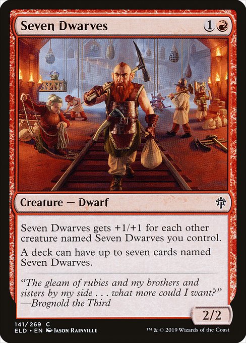 Seven Dwarves from Throne of Eldraine