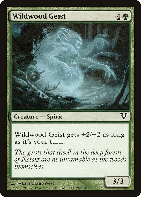 Wildwood Geist highlighted card art