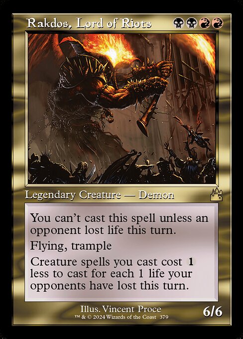Rakdos, Lord of Riots from Ravnica Remastered