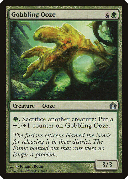 Gobbling Ooze highlighted card art