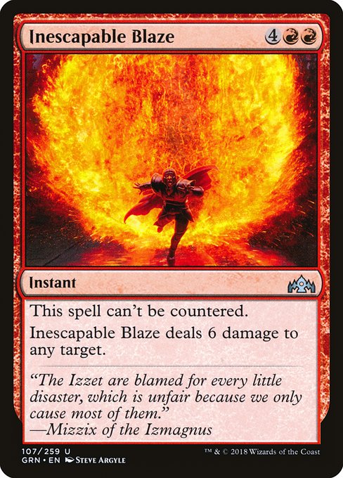 Inescapable Blaze from Guilds of Ravnica
