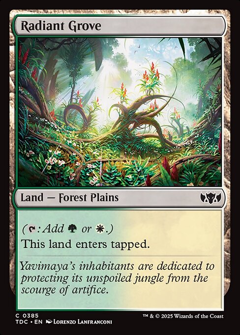 Radiant Grove from Tarkir: Dragonstorm Commander