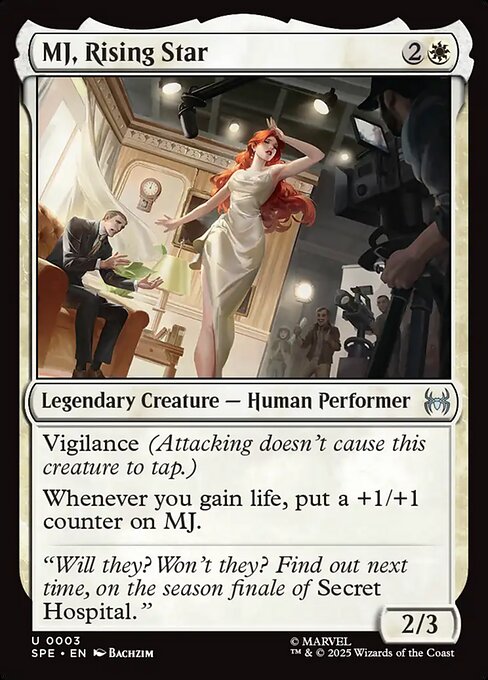 MJ, Rising Star highlighted card art