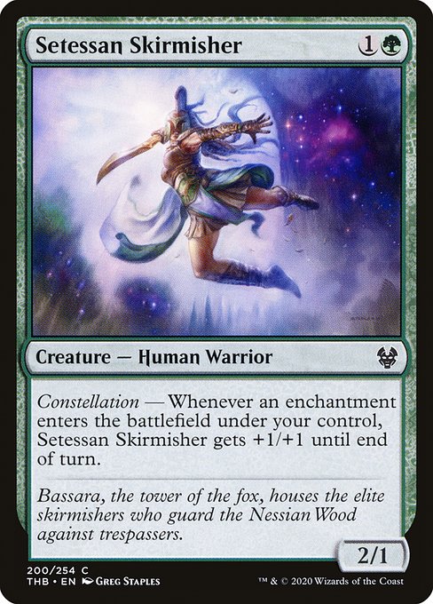 Setessan Skirmisher highlighted card art