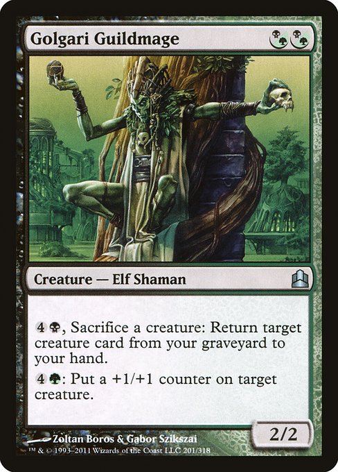 Golgari Guildmage from Commander 2011