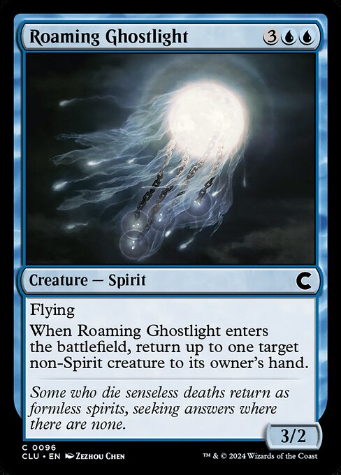 Roaming Ghostlight highlighted card art