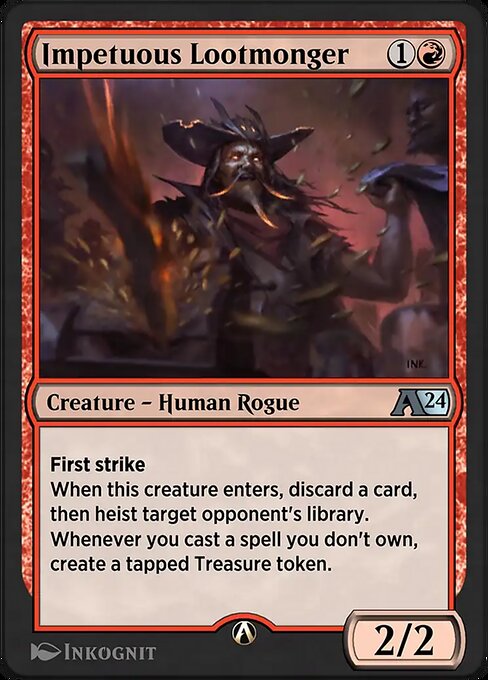 Impetuous Lootmonger highlighted card art