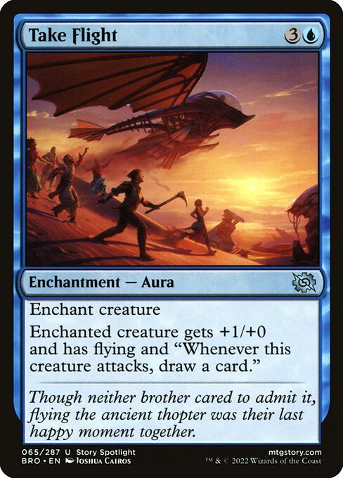 Take Flight highlighted card art