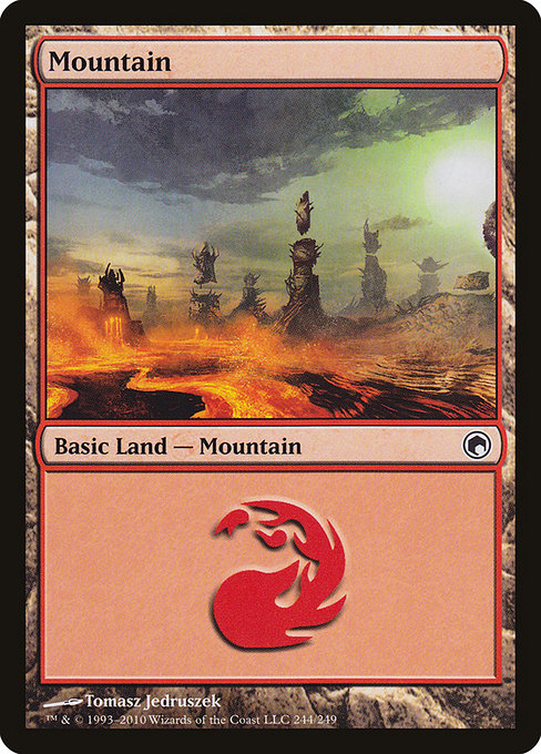 Mountain from Scars of Mirrodin