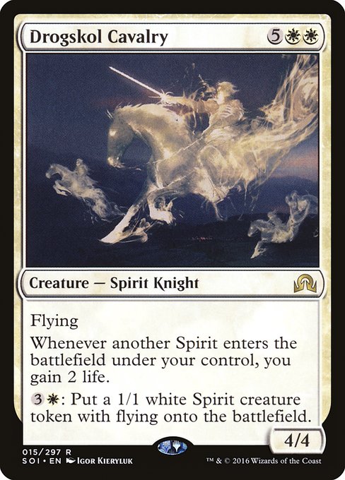 Drogskol Cavalry from Shadows over Innistrad