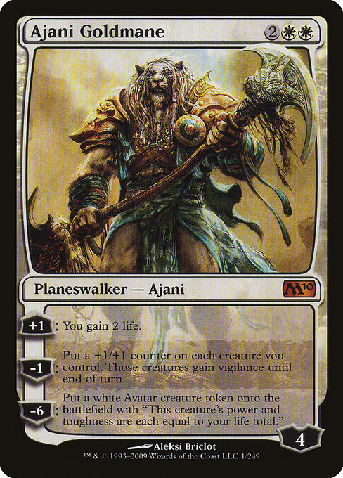 Ajani Goldmane from Magic 2010