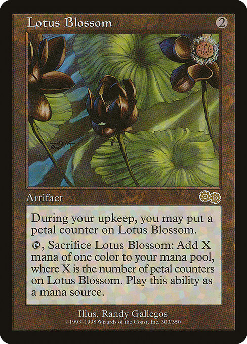 Lotus Blossom from Urza's Saga