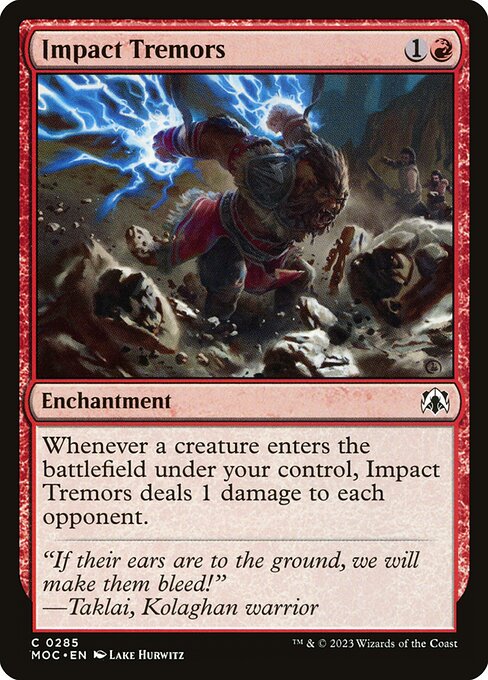 Impact Tremors from March of the Machine Commander