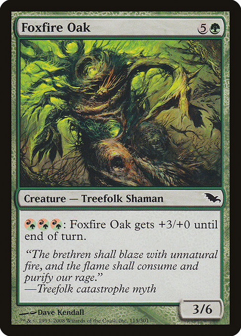Foxfire Oak highlighted card art