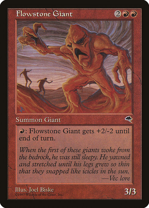 Flowstone Giant highlighted card art