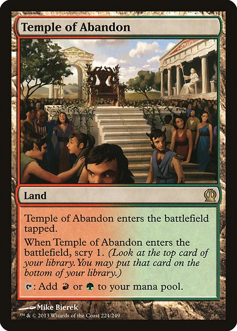 Temple of Abandon from Theros