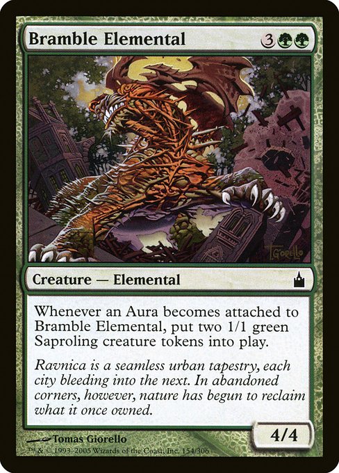 Bramble Elemental from Ravnica: City of Guilds
