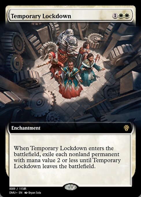 Temporary Lockdown highlighted card art