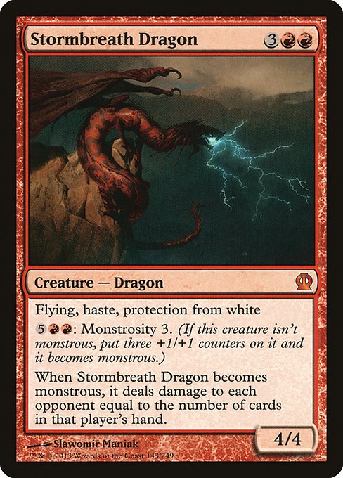 Stormbreath Dragon from Theros