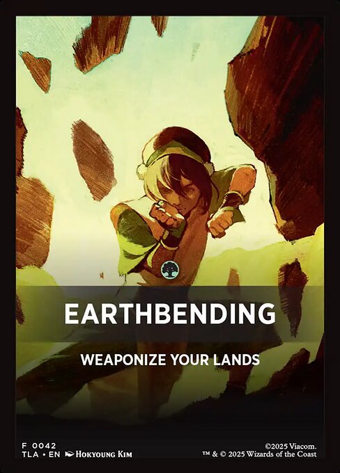 Earthbending from Avatar: The Last Airbender Jumpstart Front Cards