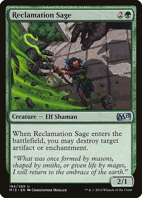 Reclamation Sage from Magic 2015