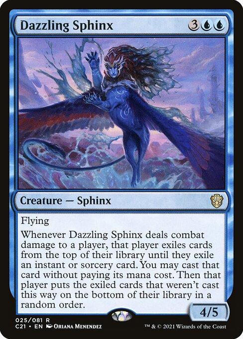 Dazzling Sphinx from Commander 2021