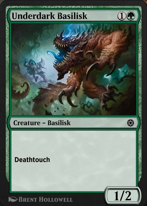 Underdark Basilisk highlighted card art