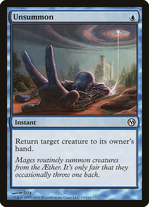 Unsummon from Duels of the Planeswalkers