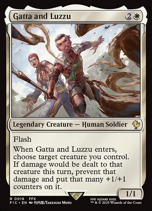 Gatta and Luzzu highlighted card art