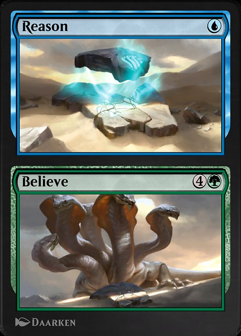 Reason // Believe highlighted card art