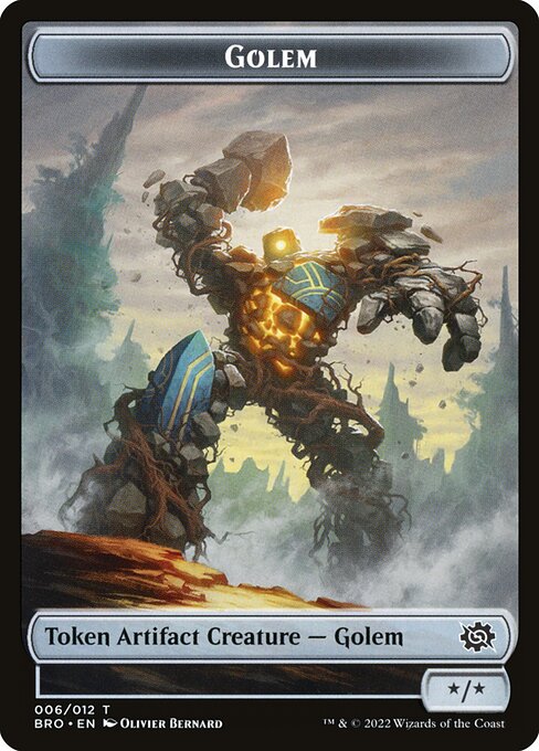 Golem highlighted card art