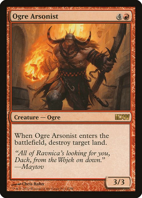 Ogre Arsonist from IDW Comics Inserts