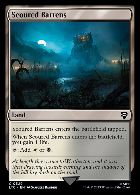 Scoured Barrens from Tales of Middle-earth Commander