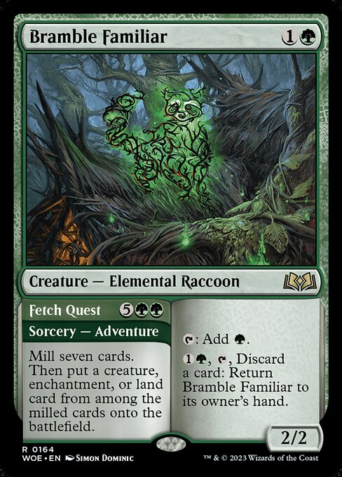 Bramble Familiar // Fetch Quest from Wilds of Eldraine