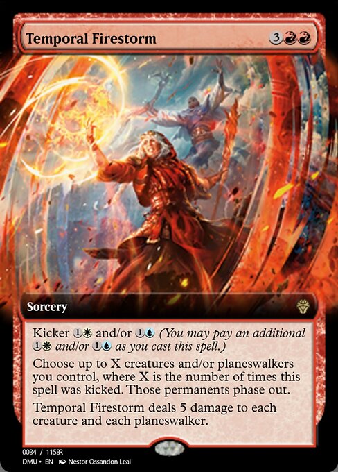 Temporal Firestorm highlighted card art