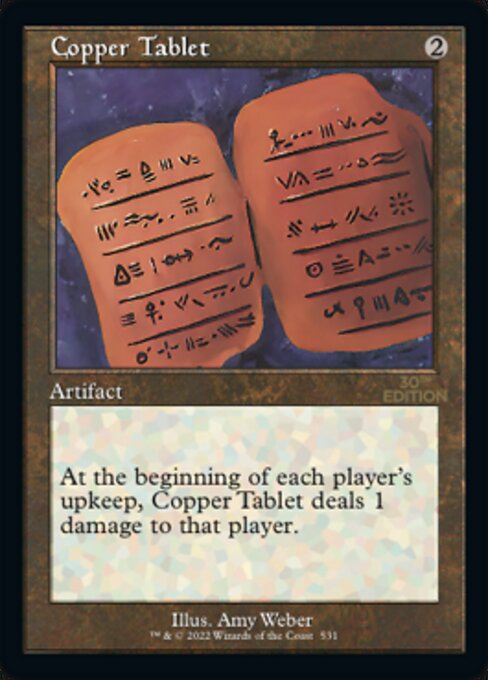 Copper Tablet highlighted card art