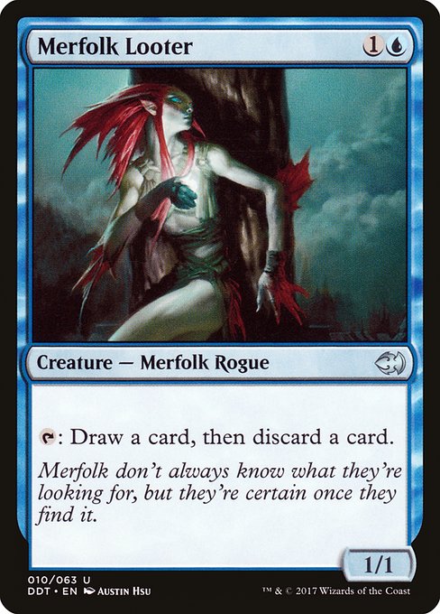 Merfolk Looter from Duel Decks: Merfolk vs. Goblins