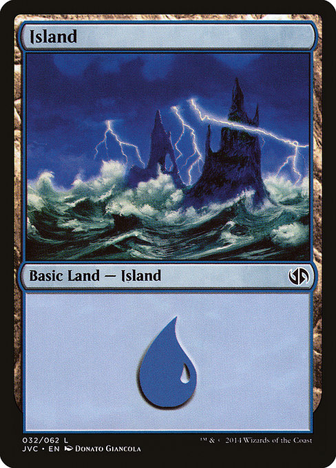 Island from Duel Decks Anthology: Jace vs. Chandra