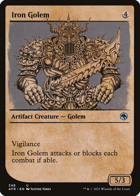 Iron Golem from Adventures in the Forgotten Realms