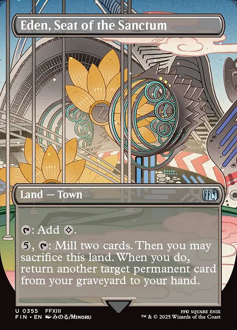 Eden, Seat of the Sanctum highlighted card art