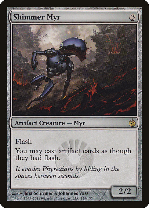 Shimmer Myr from Mirrodin Besieged