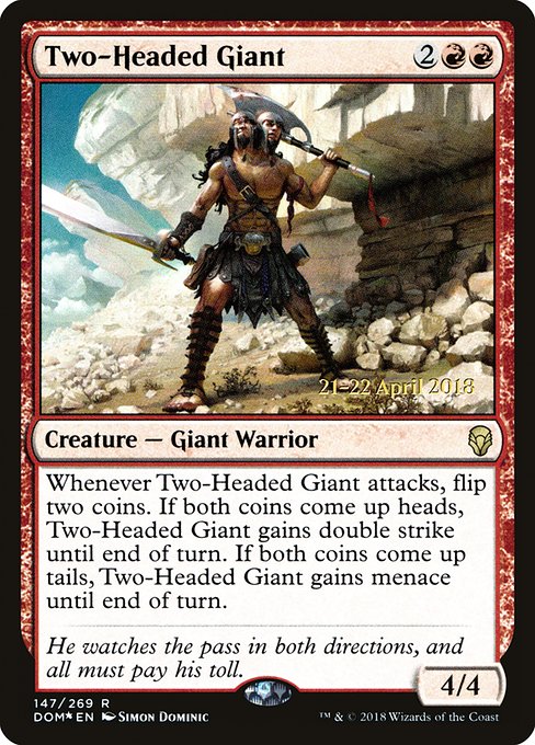Two-Headed Giant from Dominaria Promos