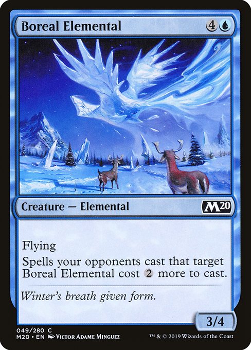 Boreal Elemental highlighted card art