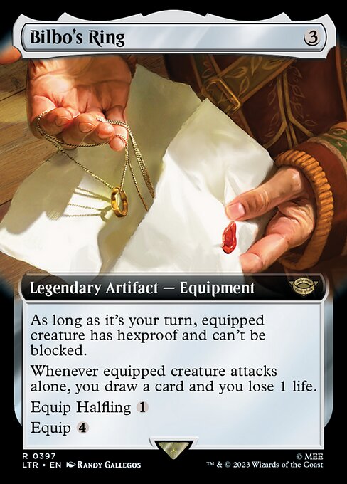Bilbo's Ring highlighted card art