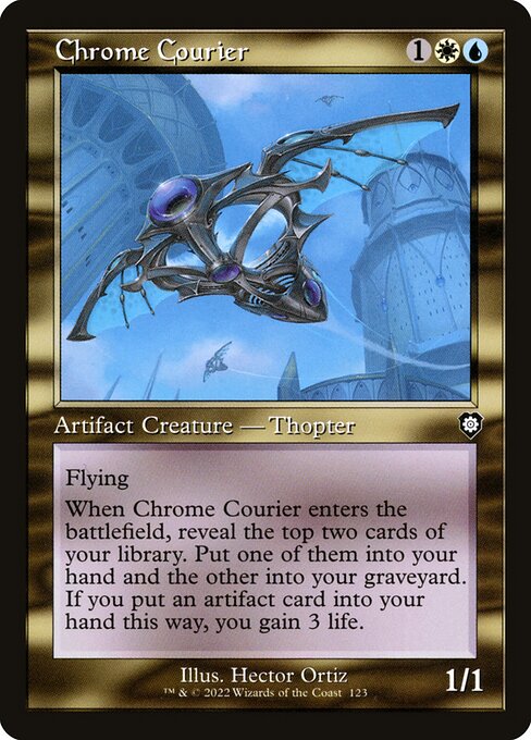 Chrome Courier highlighted card art