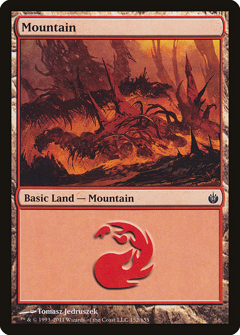 Mountain from Mirrodin Besieged