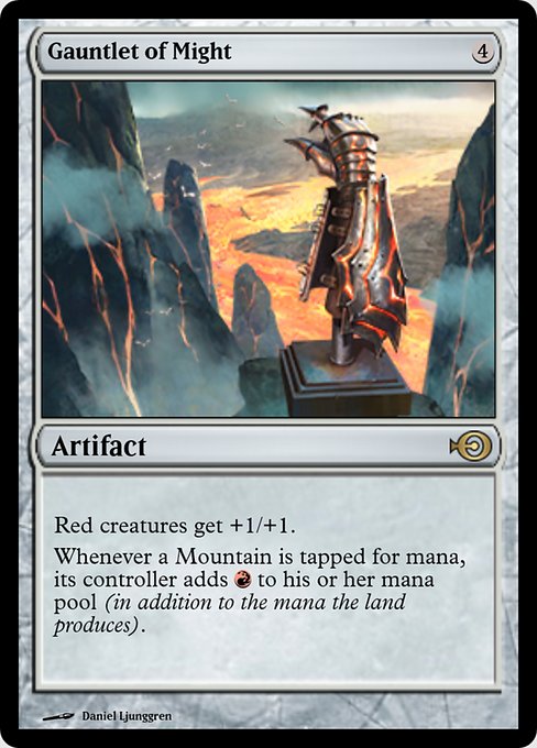 Gauntlet of Might from Magic Online Promos