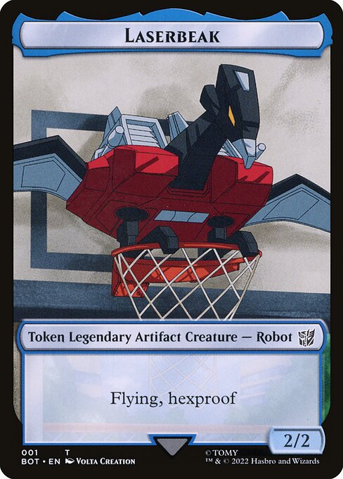 Laserbeak highlighted card art