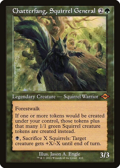 Chatterfang, Squirrel General from Modern Horizons 2
